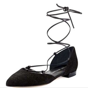 Stuart Weitzman Gilligan lace up d’Orsay Flats